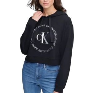 Women's Calvin Klein Logo Print Hoodie (Juniors). Size XL.  New With Tags $59.